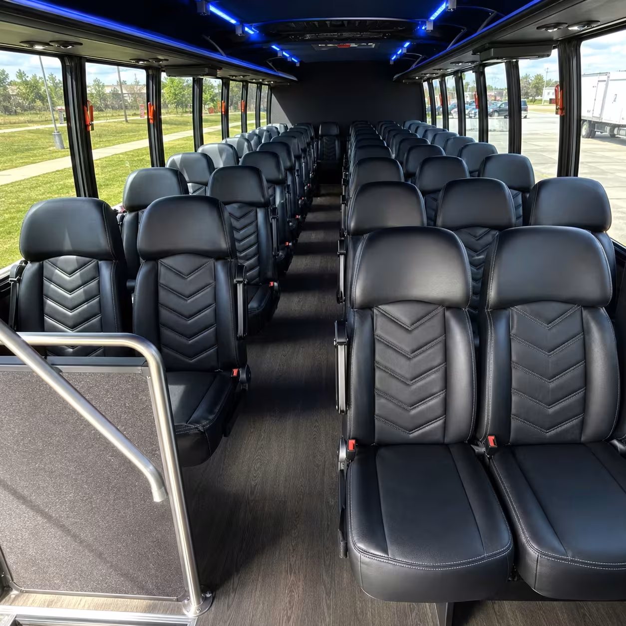 28 passenger minibus inside