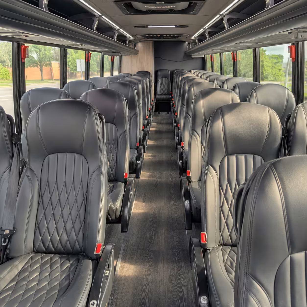 30 passenger minibus inside