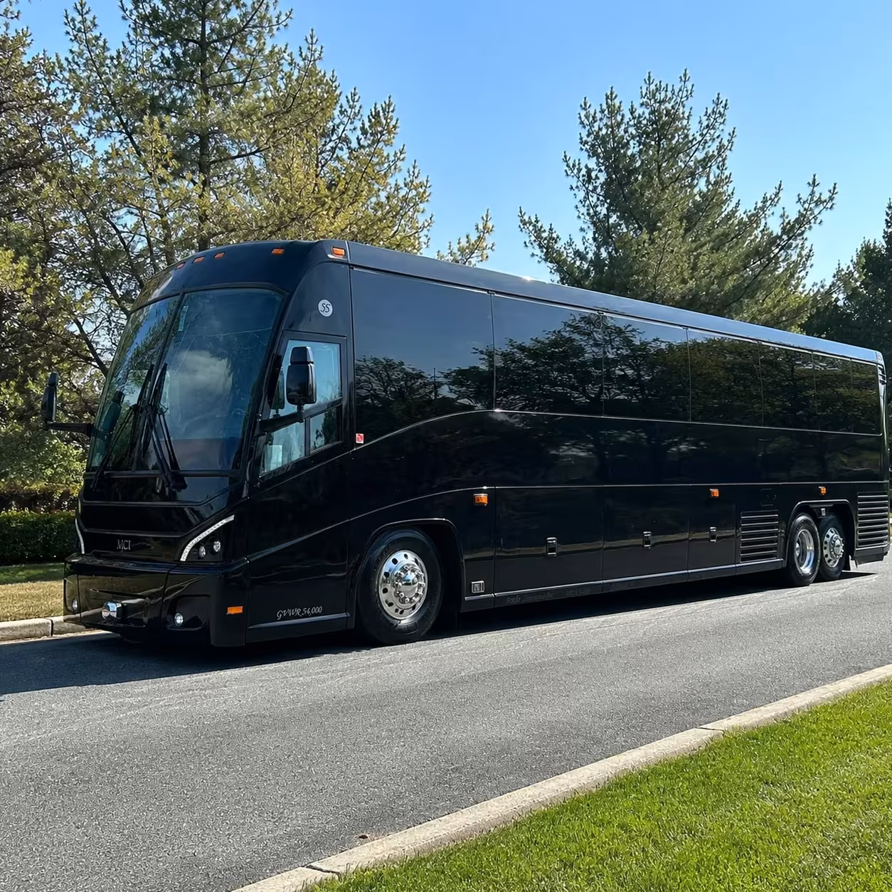 clinton township charter bus rental fleet