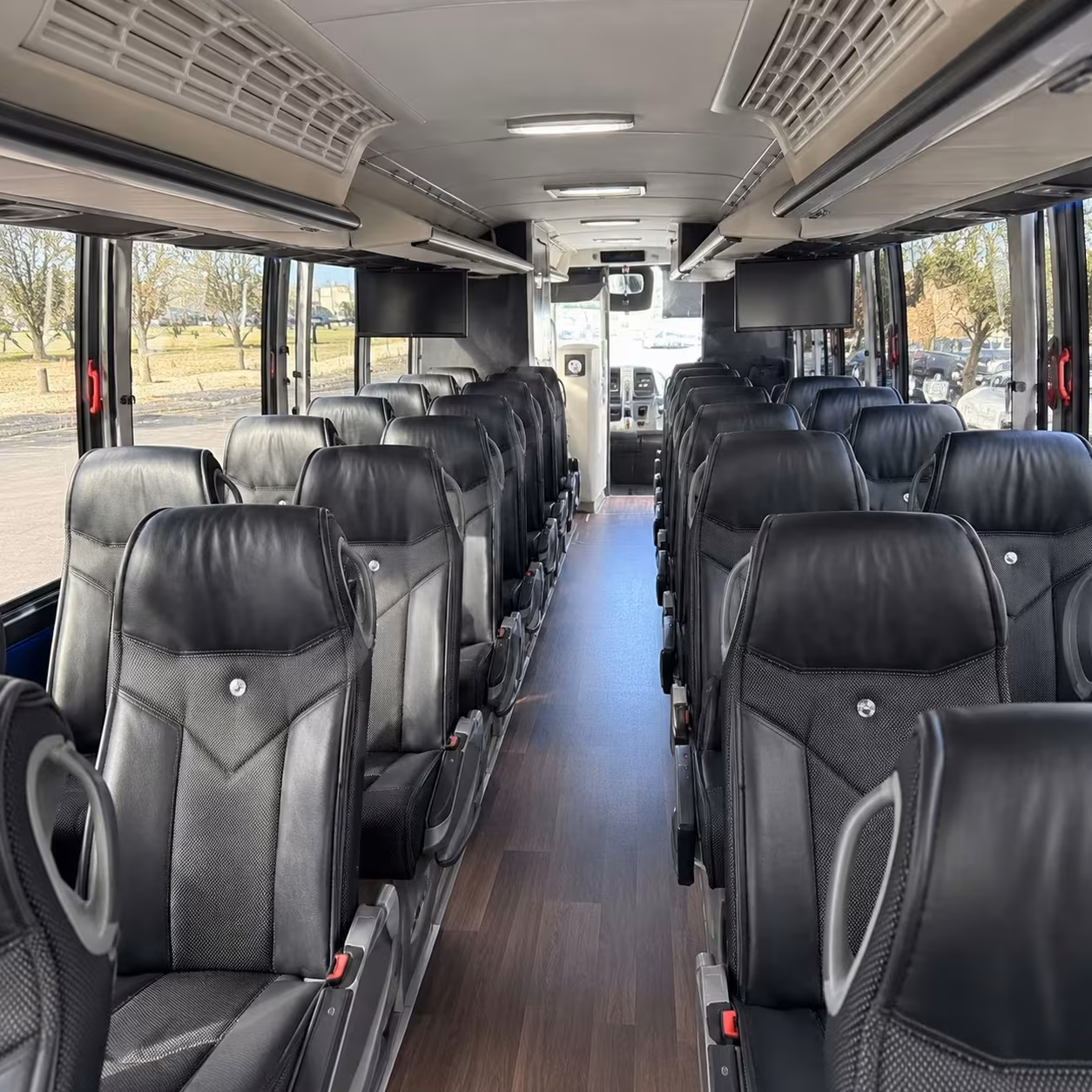 clinton township charter bus rental inside