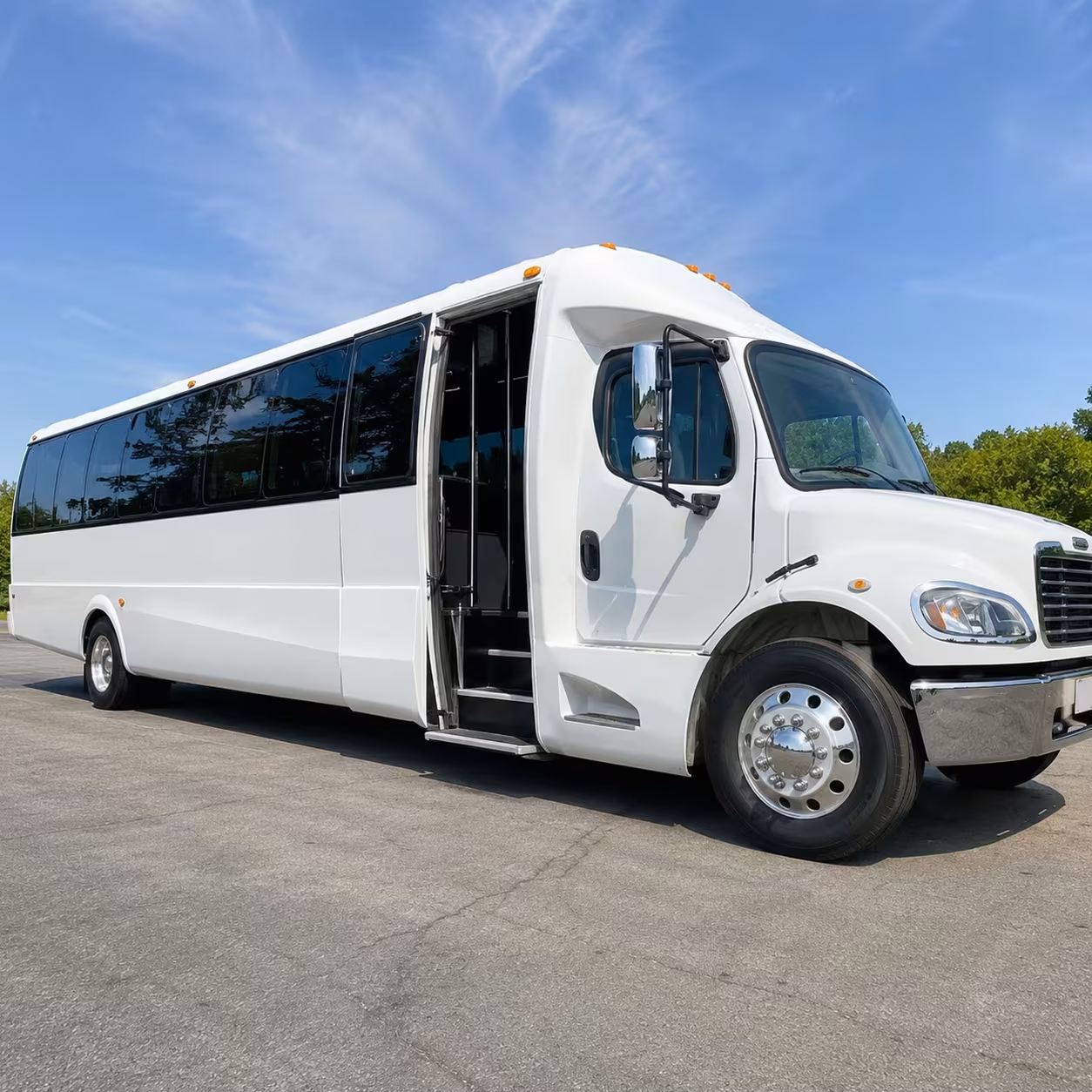 clinton township minibus rentals for dte energy music theatre shows