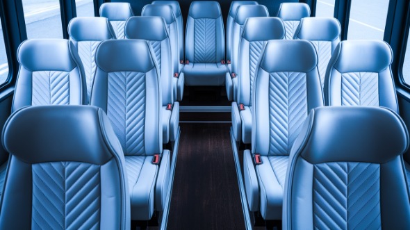 clinton 20 passenger minibus interior