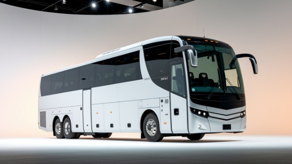 clinton 50 passenger charter bus