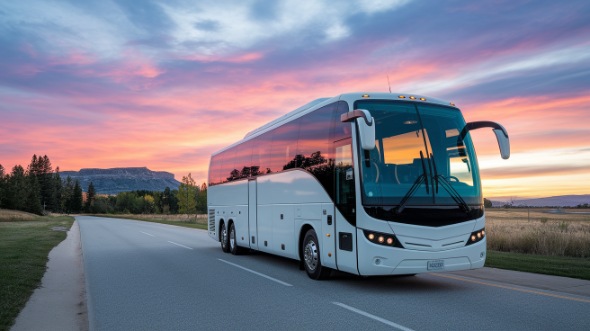 clinton school trip bus rental