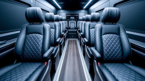 clinton sprinter van with driver interior