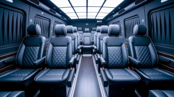 clinton sprinter van with driver rental